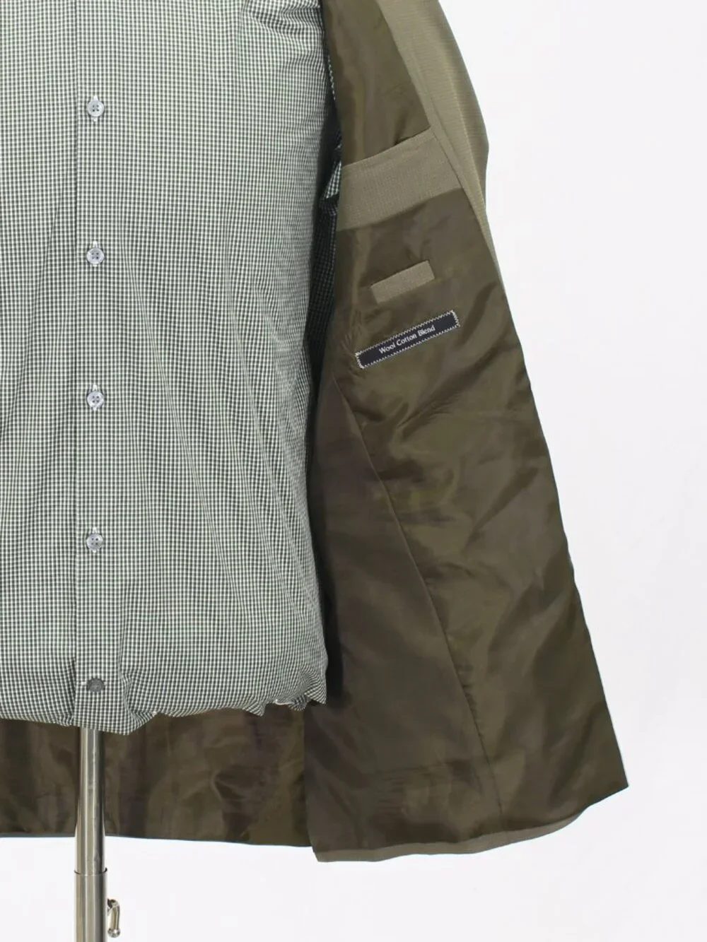 Lawerencepur 38R 33x28 Green Full Suit 3-Button Check R958